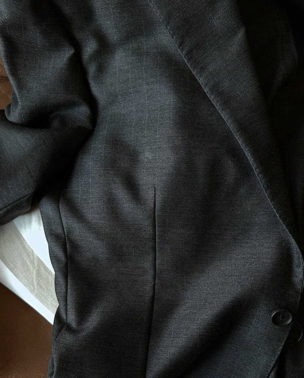 Issey Miyake Issey Miyake Dark Grey Pinstripe Suit - image 3