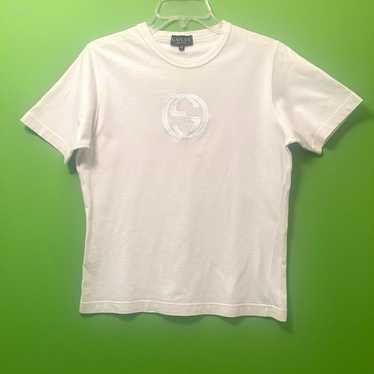 GUCCI  White Womans T-shirt vintage - size M