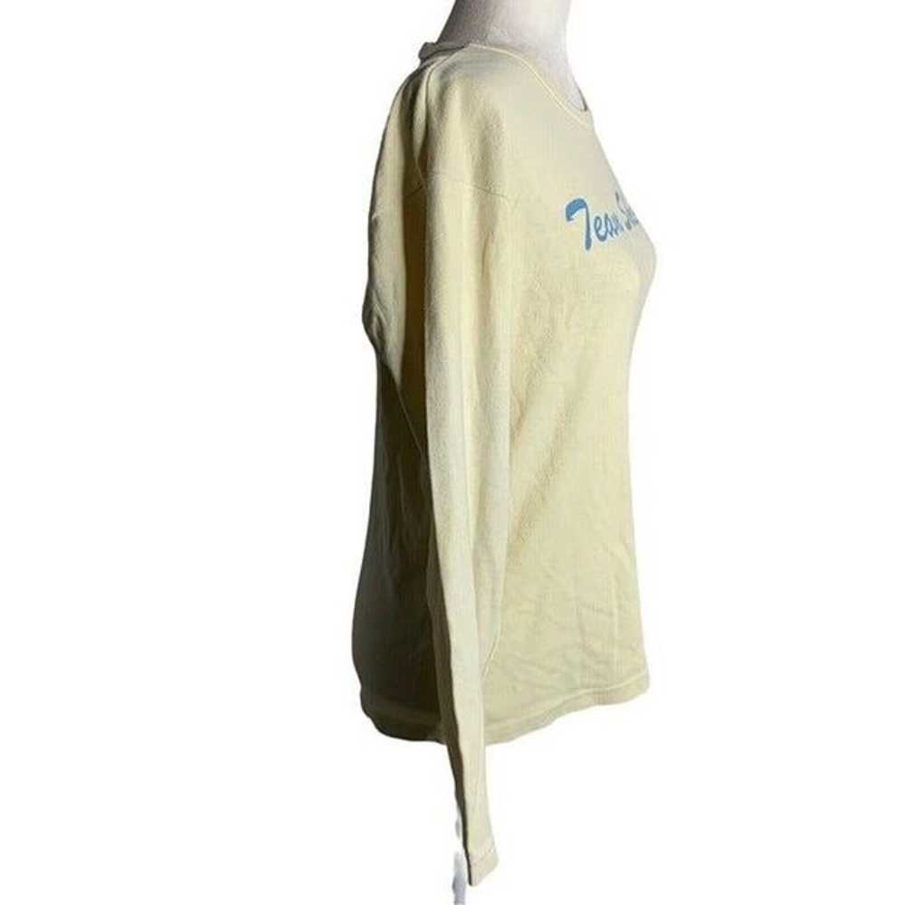 Vintage Team Shelby Long Sleeve T Shirt L Cream C… - image 5
