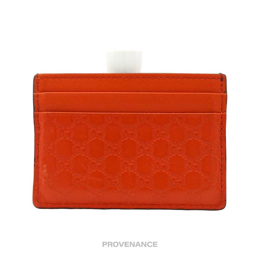 Gucci 🔴 Gucci Card Holder Wallet - Orange MicroG… - image 2