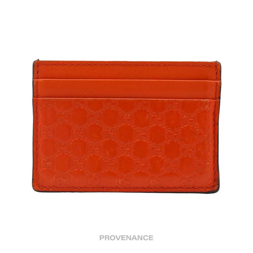 Gucci 🔴 Gucci Card Holder Wallet - Orange MicroG… - image 3