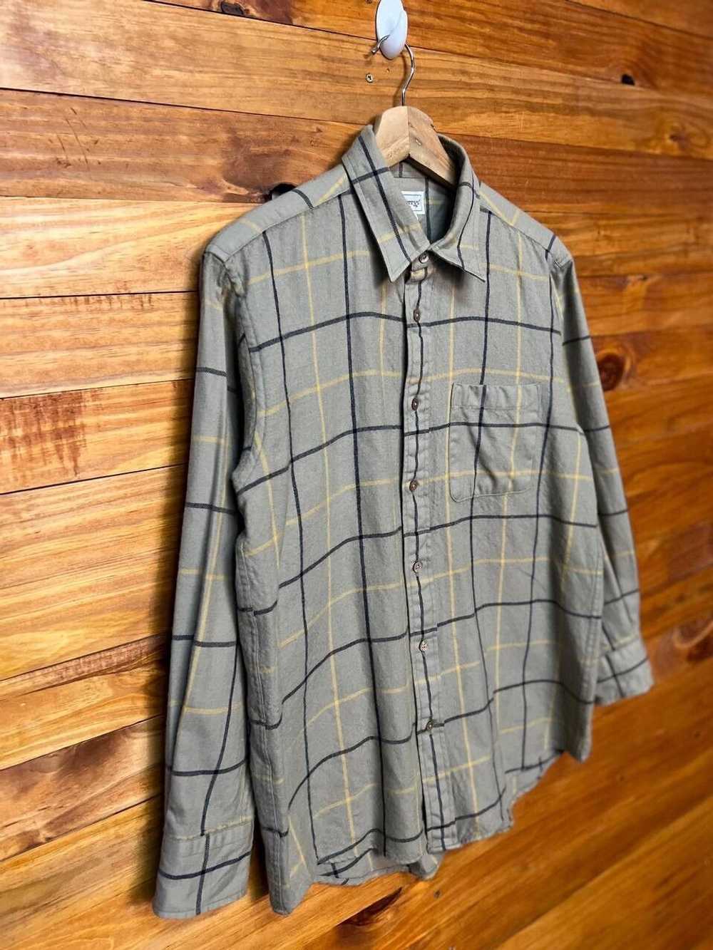 Burberry × Flannel BURBERRY WOOL SHIRT - image 2