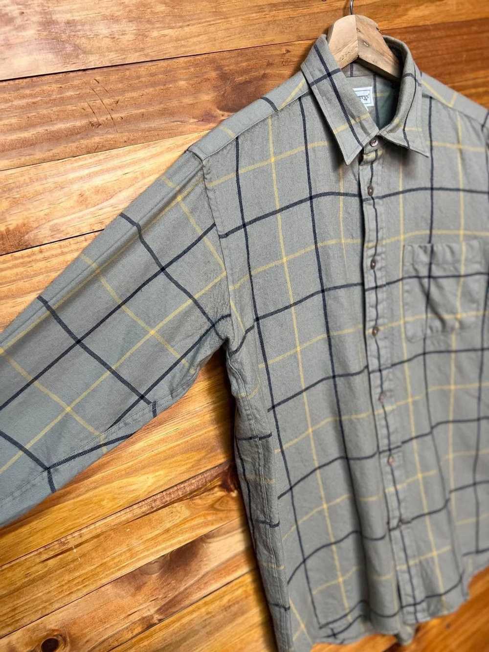 Burberry × Flannel BURBERRY WOOL SHIRT - image 4