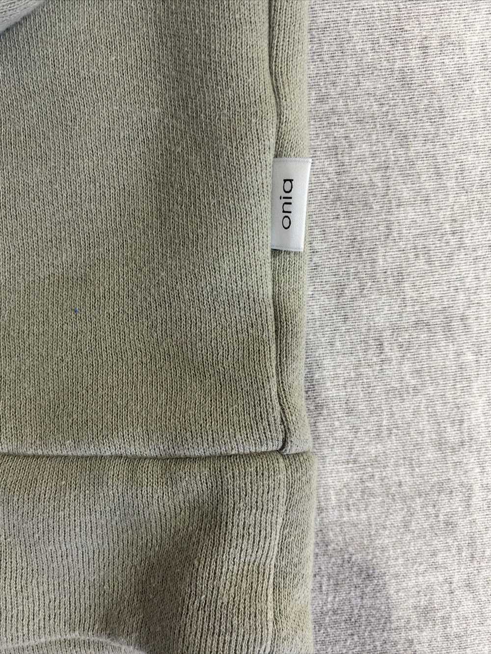Onia Onia Sweatshirt Mens Large Grey Striped Swea… - image 4
