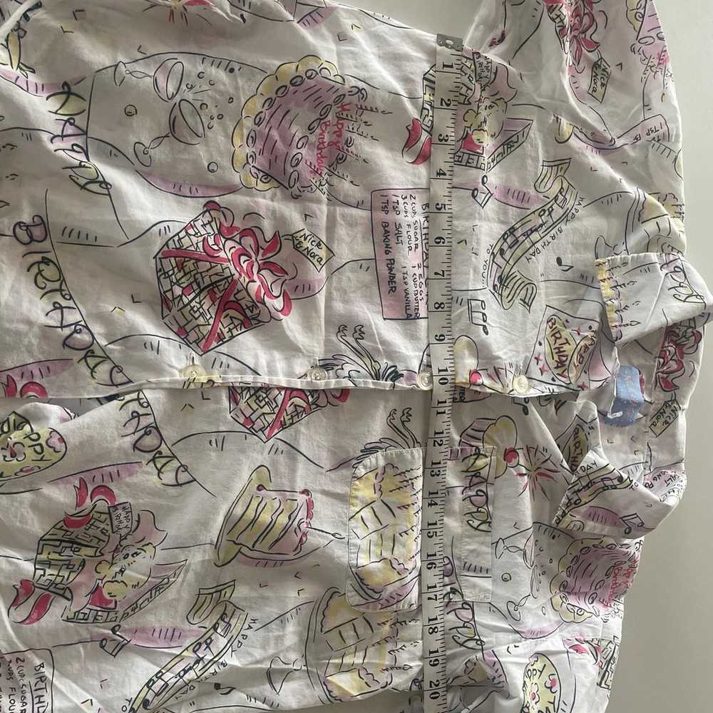 Rare HTF Nick & Nora Birthday Suit Print Pajama S… - image 9