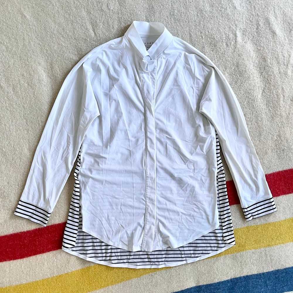 ADAY Something Borrowed Shirt in Breton stripe - image 4