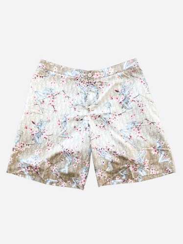 Dior Dior Sorayama Brown Oblique Silk Shorts
