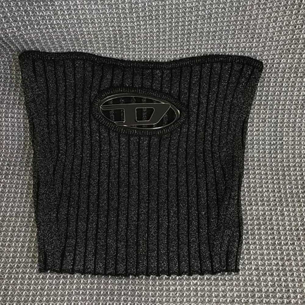 Diesel Clarksville Logo Plaque Ribbed-Knit Tube T… - image 6