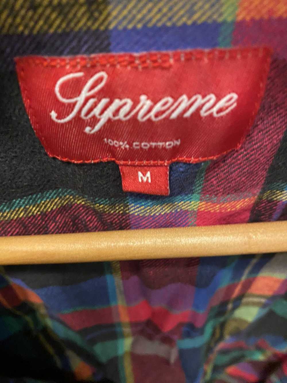 Supreme SUPREME Flannel Rare Sz Medium - image 2