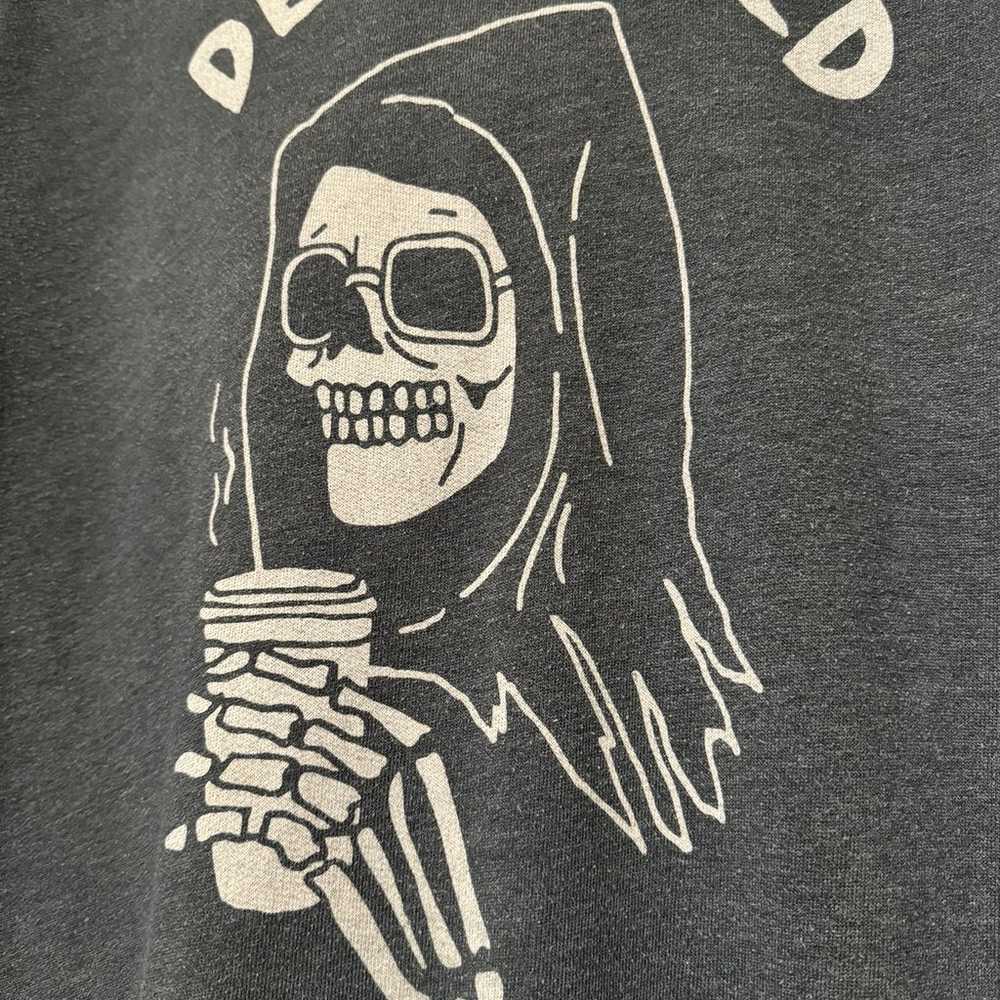 RARE- Wildfox Dead Tired Skeleton Pullover Hoodie… - image 7