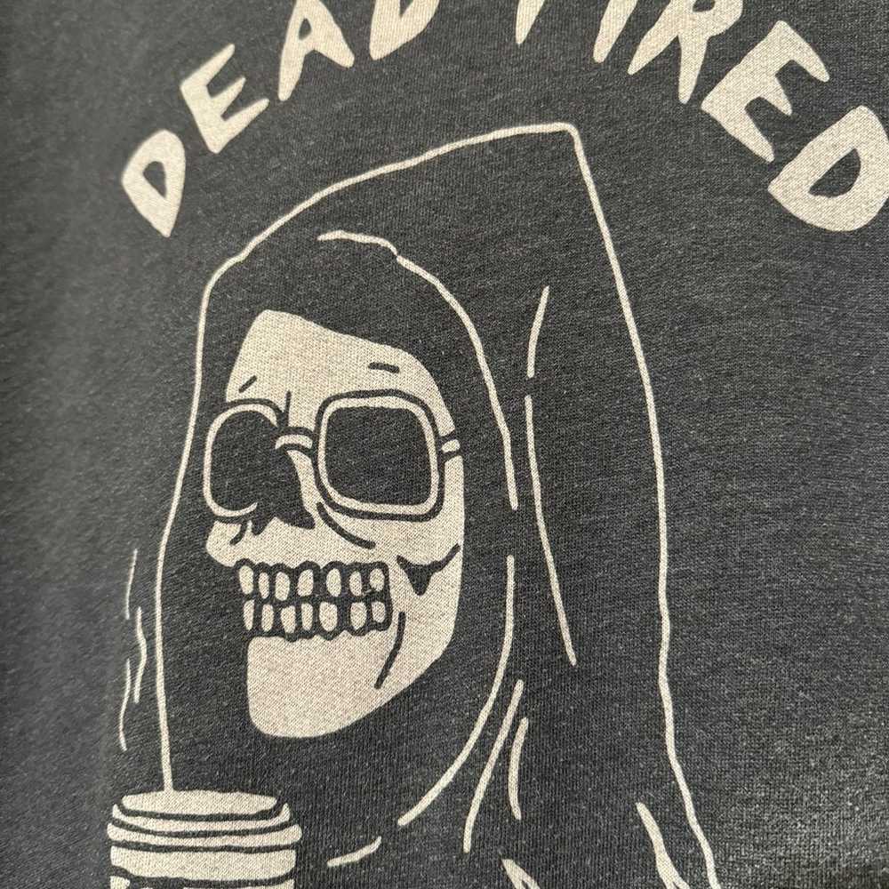 RARE- Wildfox Dead Tired Skeleton Pullover Hoodie… - image 8