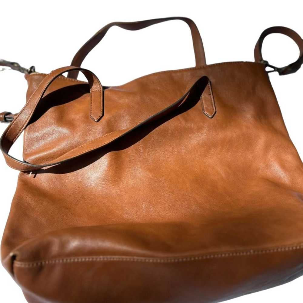 Sonoma Convertible Leather Backpack Shopper Bag T… - image 3