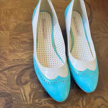 1950s white heels - Gem