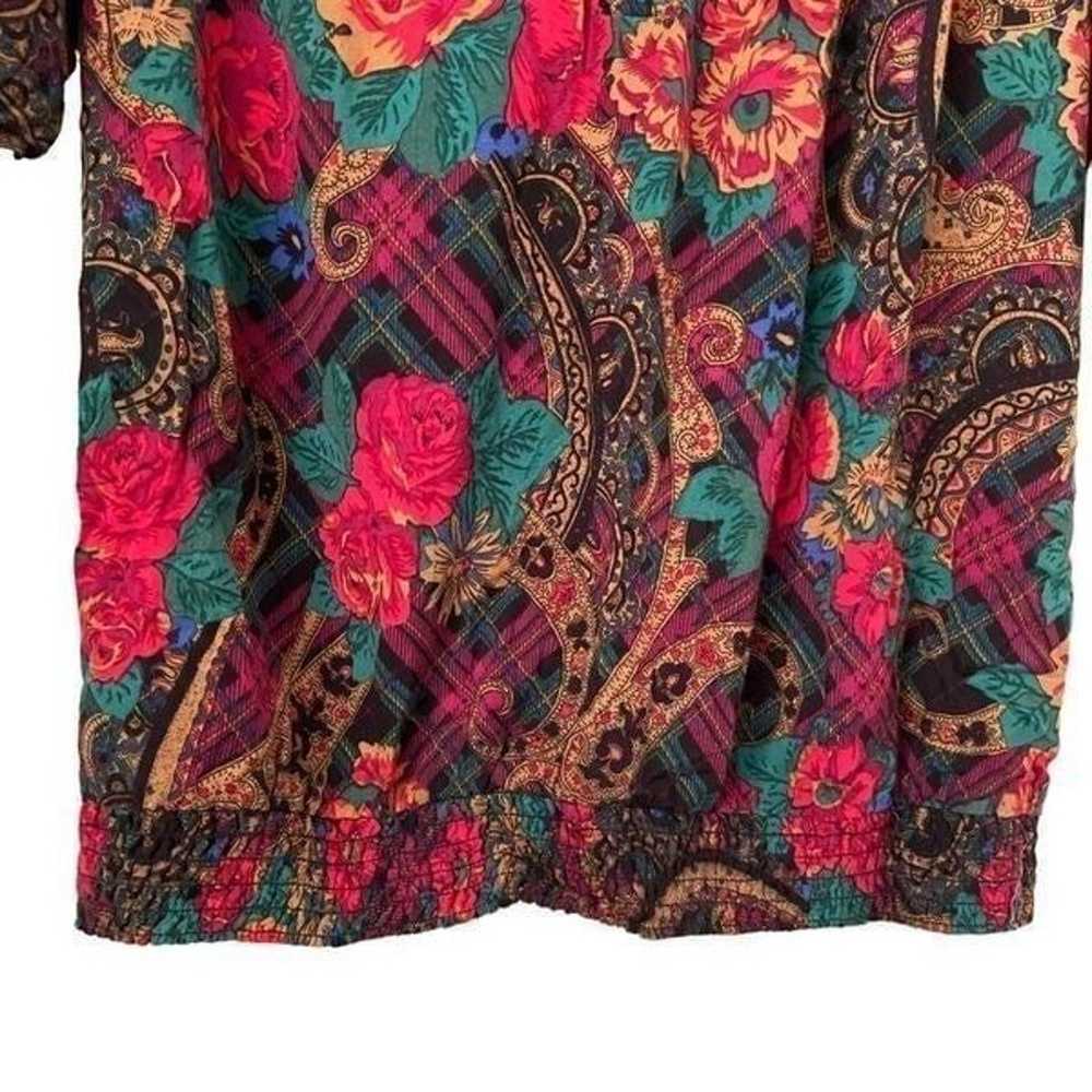 Vintage Alfred Dunner Printed Top Made in USA in … - image 6