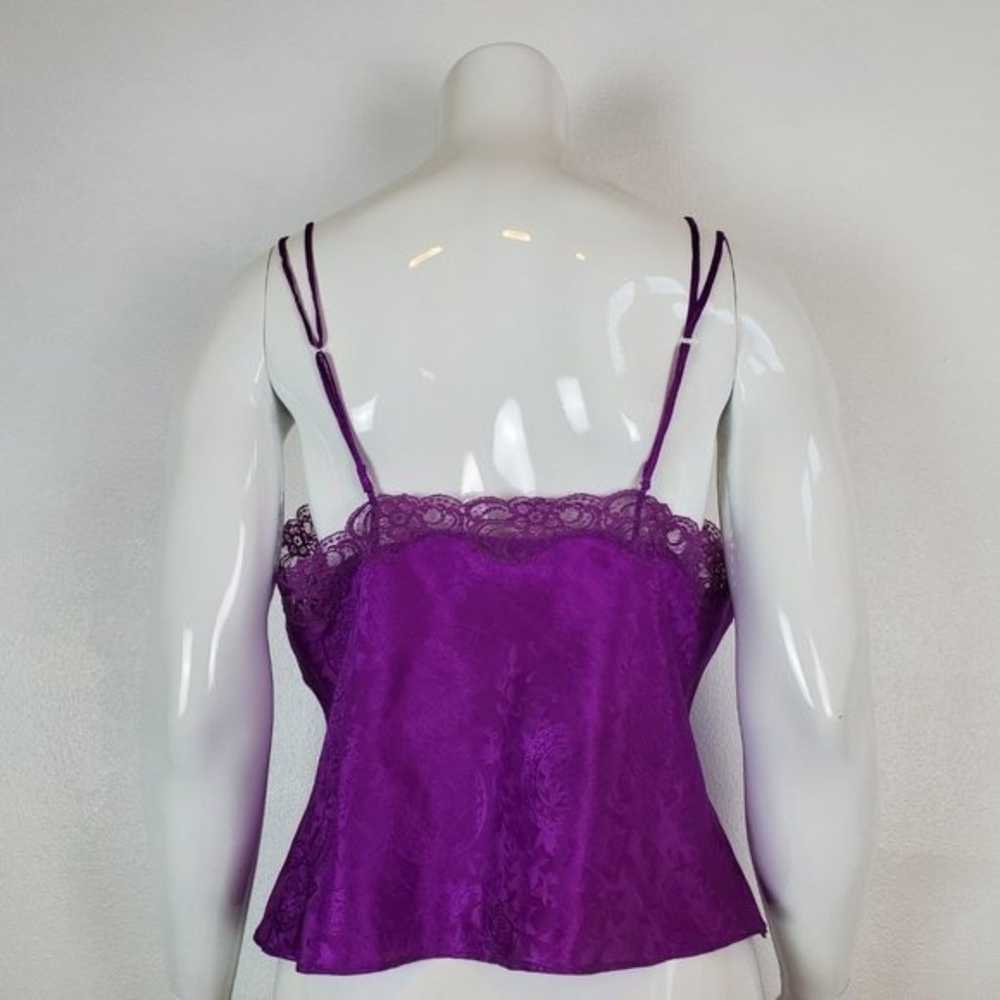 Vintage 80's Victoria's Secret Gold Label Purple … - image 3