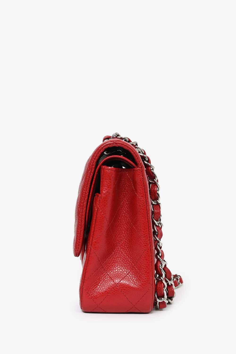 Pre-loved Chanel™ 2011 Red Caviar Leather Medium … - image 6