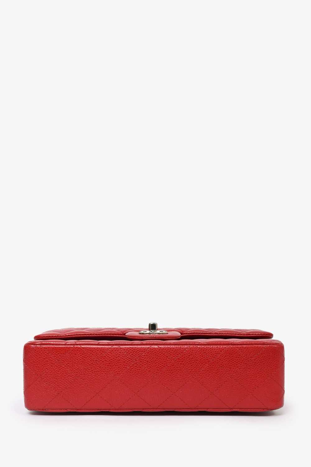 Pre-loved Chanel™ 2011 Red Caviar Leather Medium … - image 7