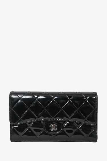 Pre-loved Chanel™ 2013/14 Black Patent Leather Tri