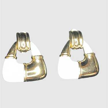 vintage Givenchy door knocker earrings - image 1