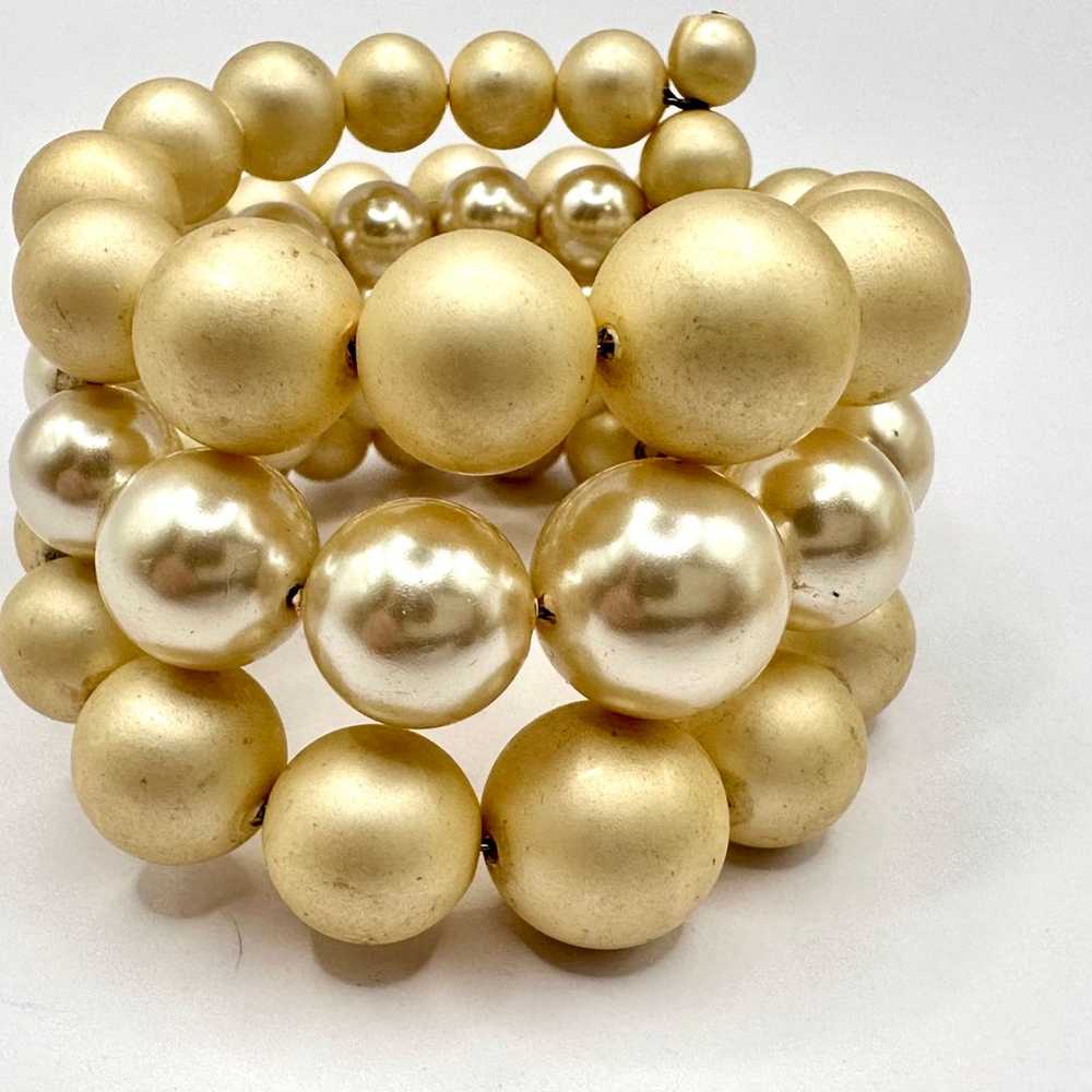 Vintage Mid Century Pearl Wrap Bracelet Bundle - image 5