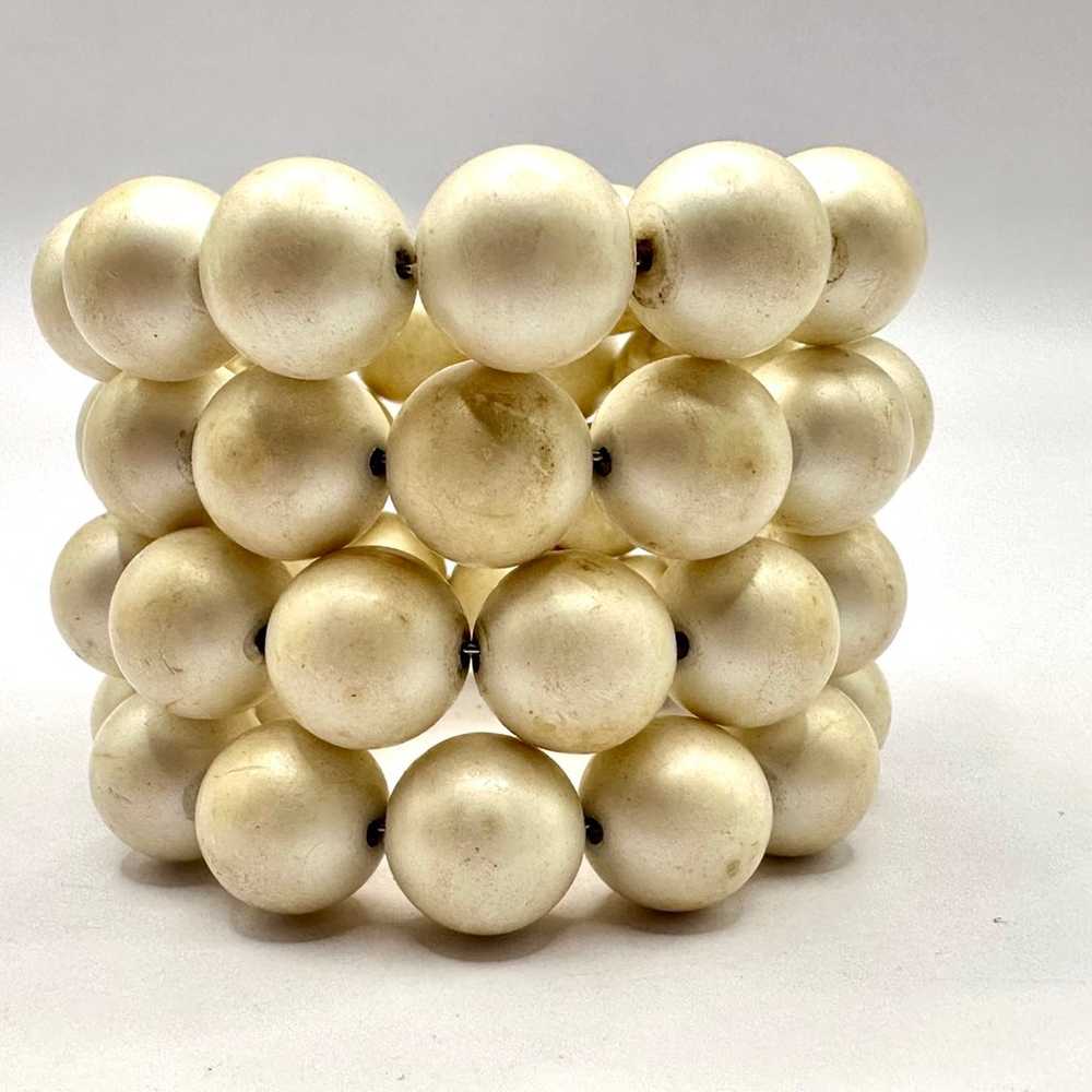 Vintage Mid Century Pearl Wrap Bracelet Bundle - image 6