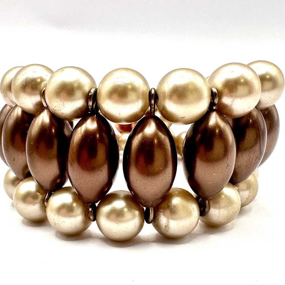 Vintage Mid Century Pearl Wrap Bracelet Bundle - image 7