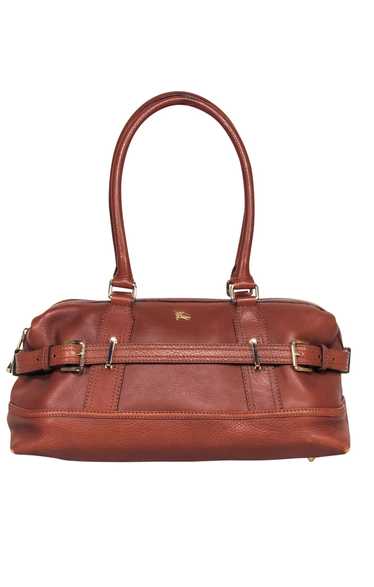 Burberry - Tan Leather Long Leather Bag