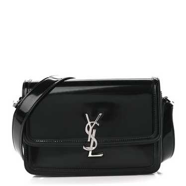 SAINT LAURENT Glazed Calfskin Monogram Medium Sol… - image 1