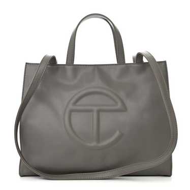 TELFAR Vegan Leather Medium Shopping Bag Grey - image 1