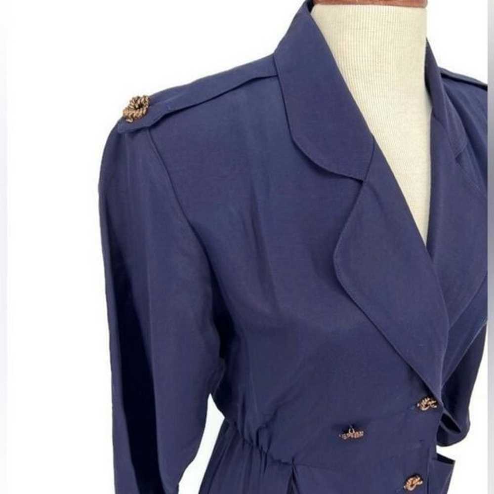 Dawn Joy Fashions Vintage Navy Nautical Dress 5-6 - image 3