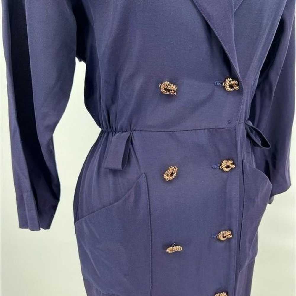 Dawn Joy Fashions Vintage Navy Nautical Dress 5-6 - image 6