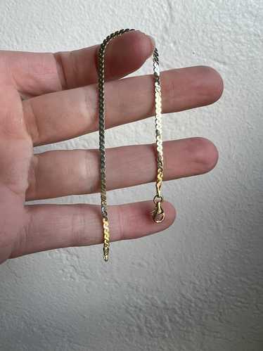 Mejuri 14k Gold Serpentine Chain Bracelet | Used,…