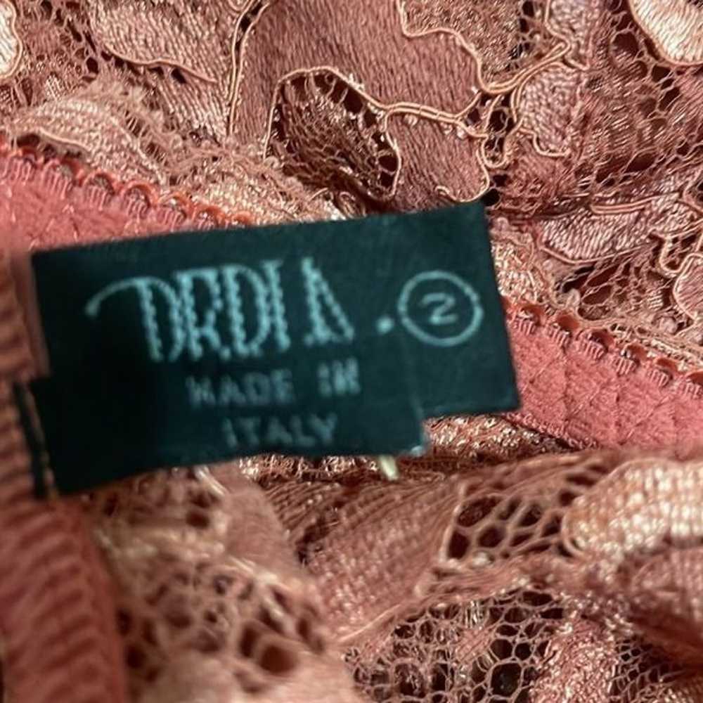 Vintage La Perla Lace Slip Dress Dusty Rose Pink … - image 10