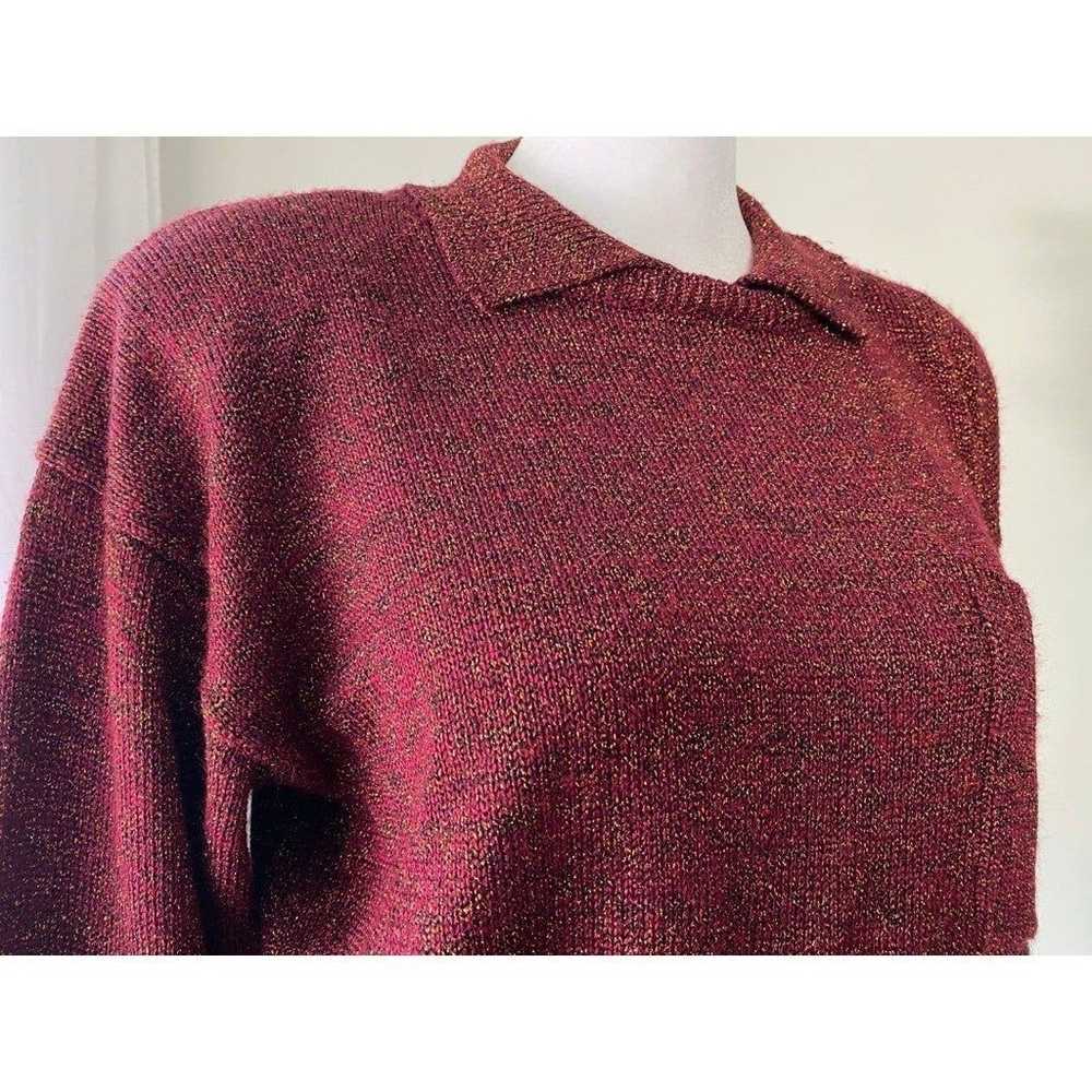 Vintage ‘90s Sparkly Liz Claiborne Sweater - image 4