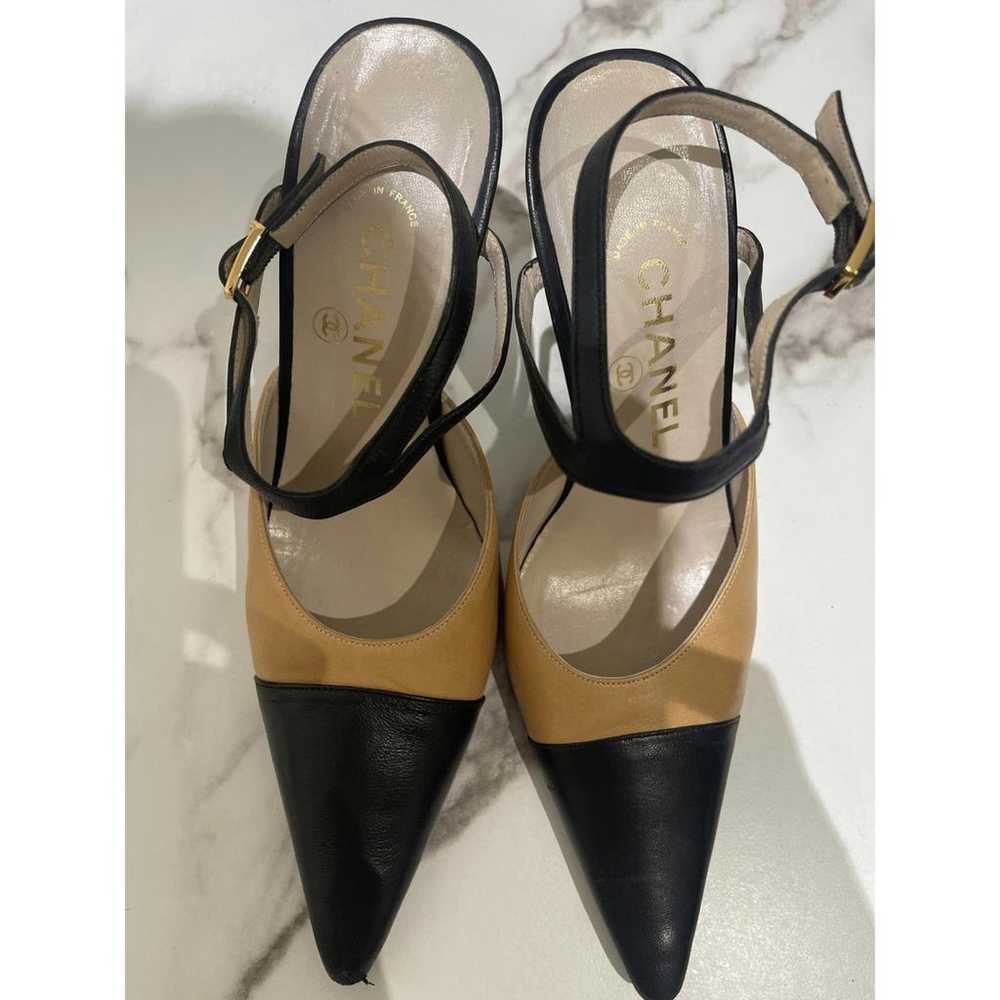 Chanel Leather heels - image 2