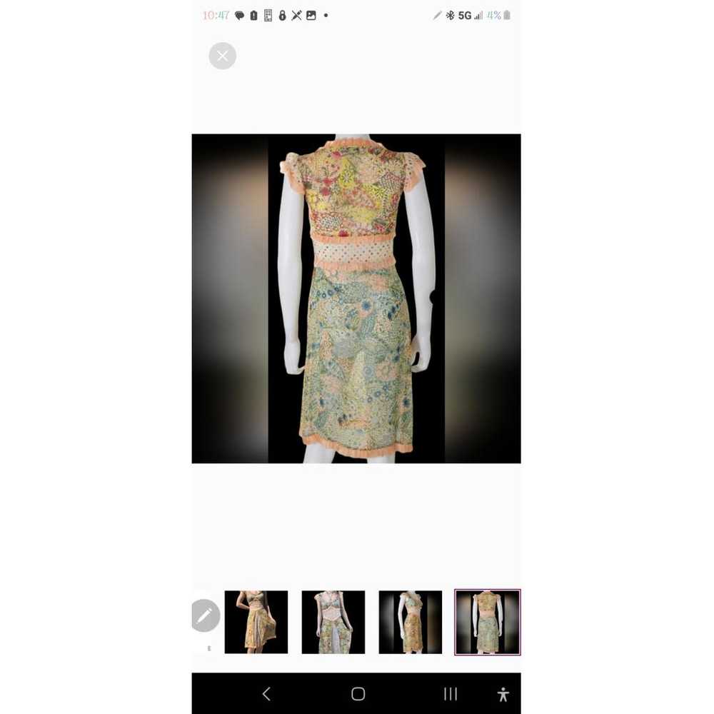 Moschino Silk mid-length dress - image 3