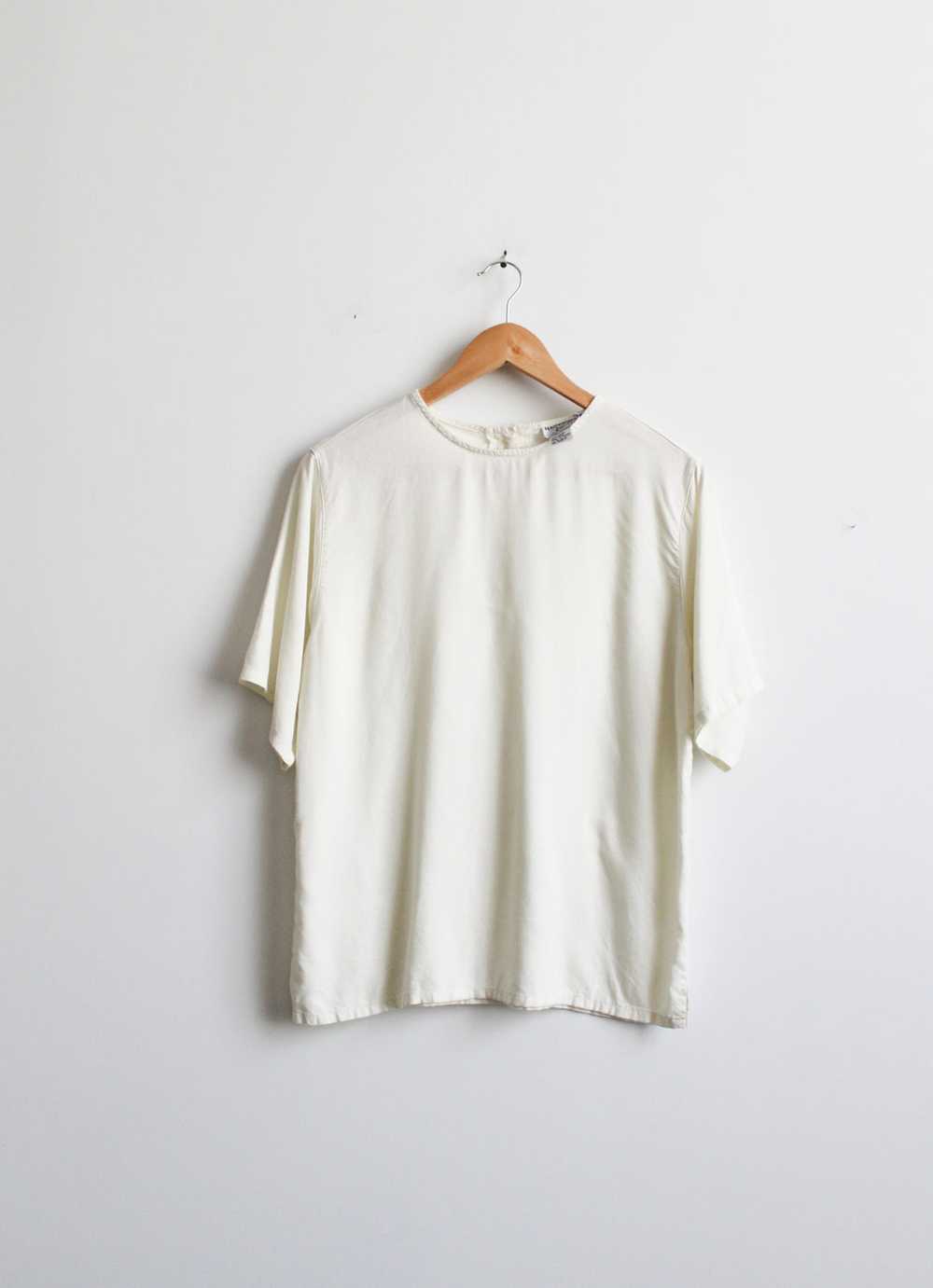 soft ivory tee - image 2