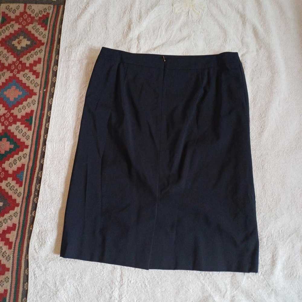 Boss Wool mid-length skirt - image 3