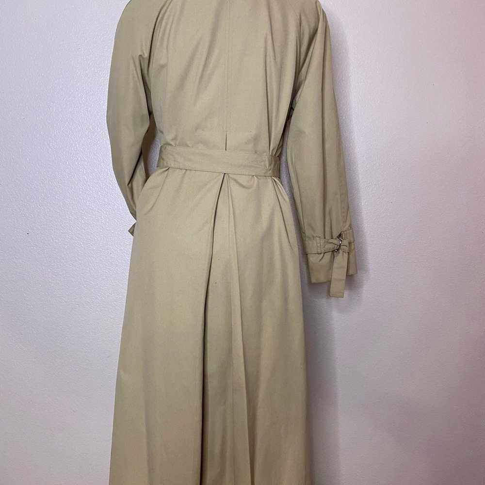 Saks 5th Avenue Vintage 70s Trench coat size 14 - image 9