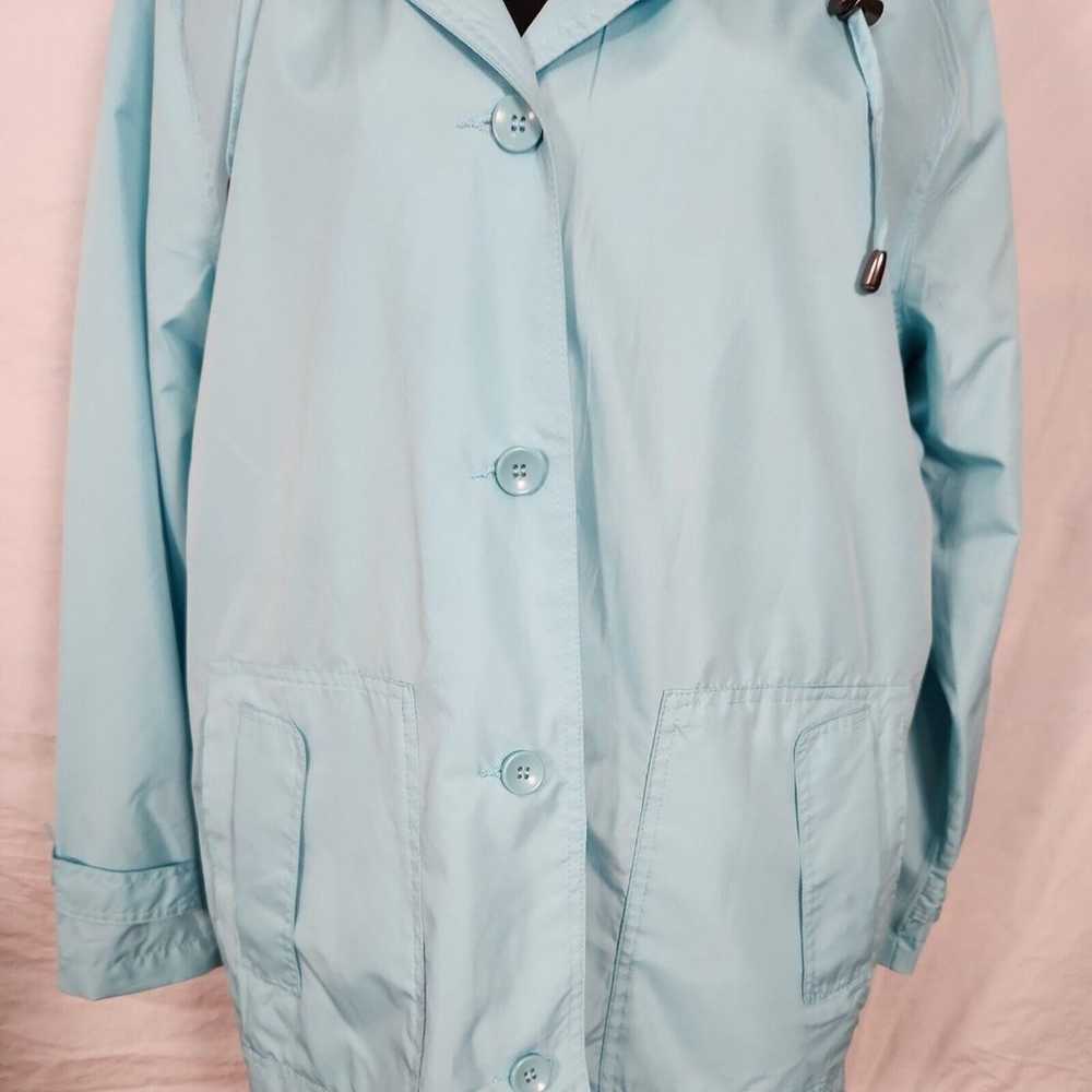 Norm Thompson Women Blue Windbreaker Lightweight … - image 3