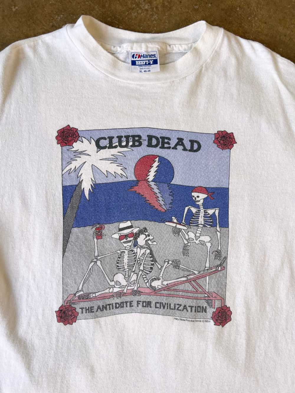 Grateful Dead Club Dead 1984 T-shirt - image 2