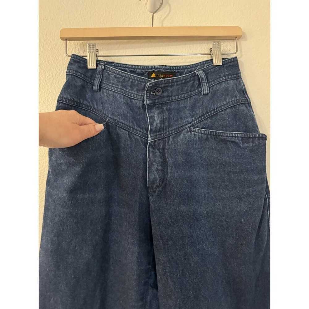 Vintage Liz Wear Baggy Fit Jeans Womens Blue Deni… - image 2