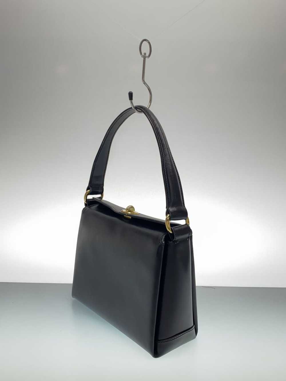 Used Gucci Handbag/Leather/Blk/Plain/Old Leather … - image 2