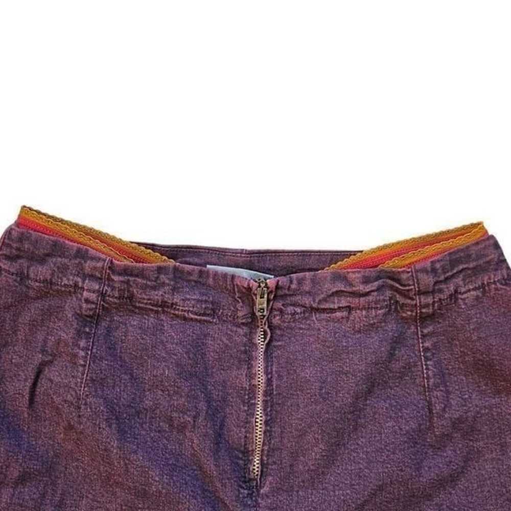 true vintage zipper flare jeans - image 2