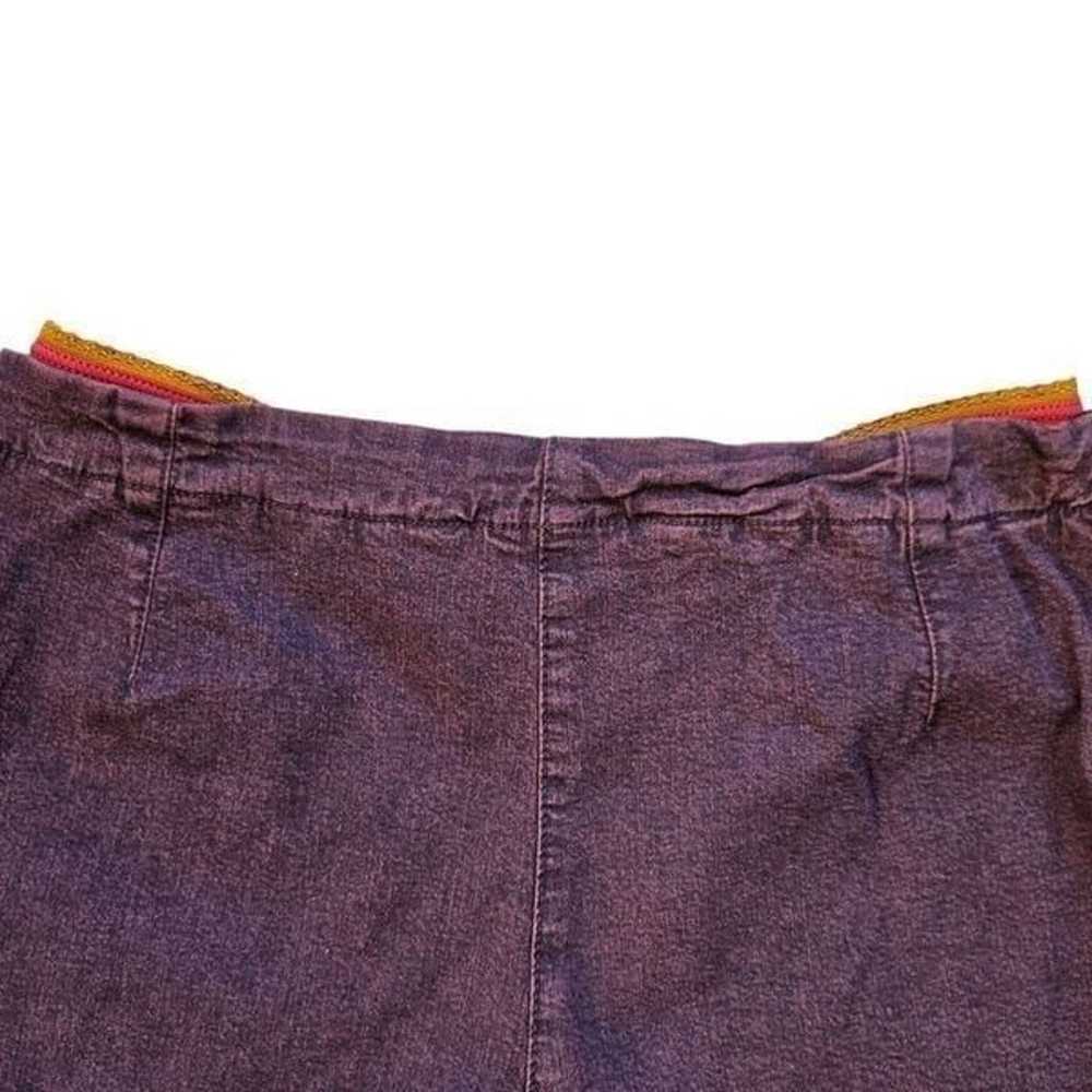 true vintage zipper flare jeans - image 4