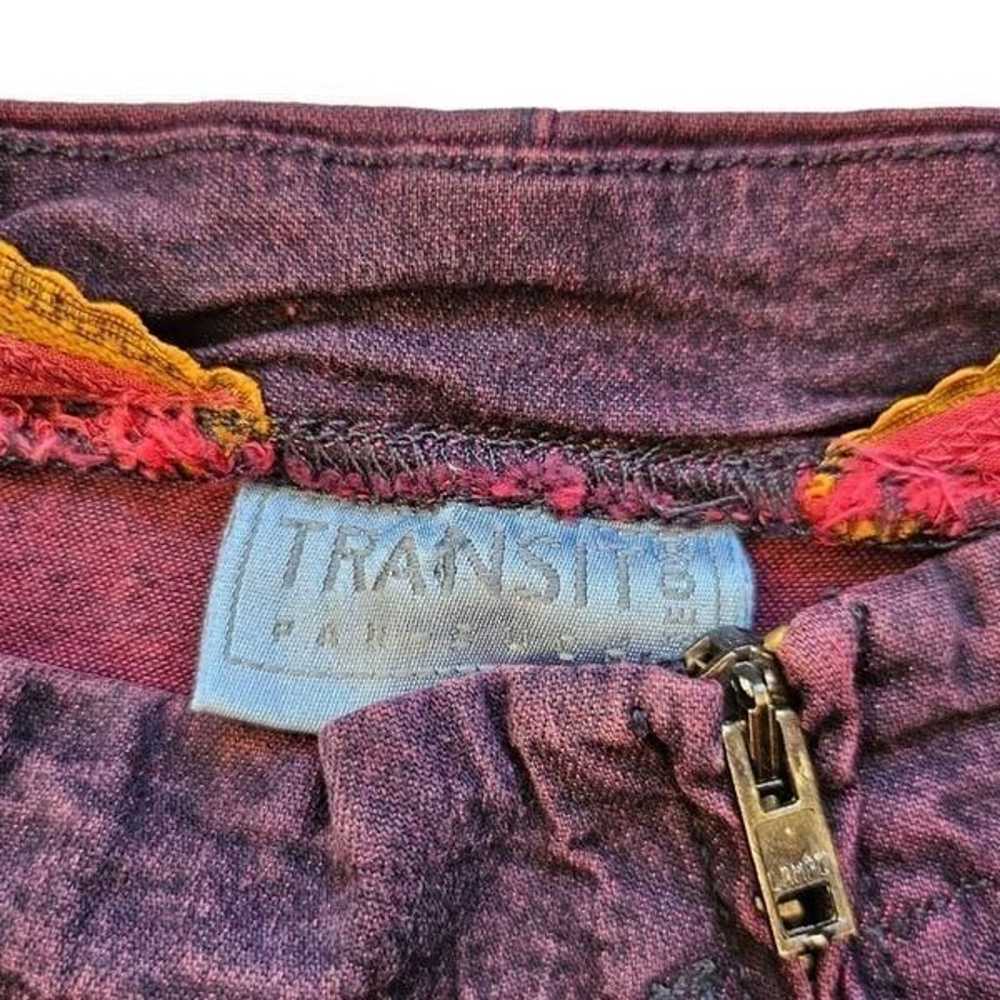 true vintage zipper flare jeans - image 5