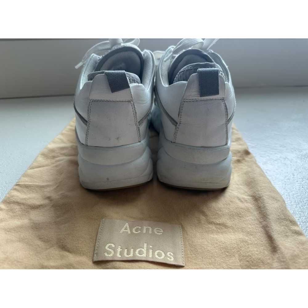 Acne Studios Manhattan leather trainers - image 3