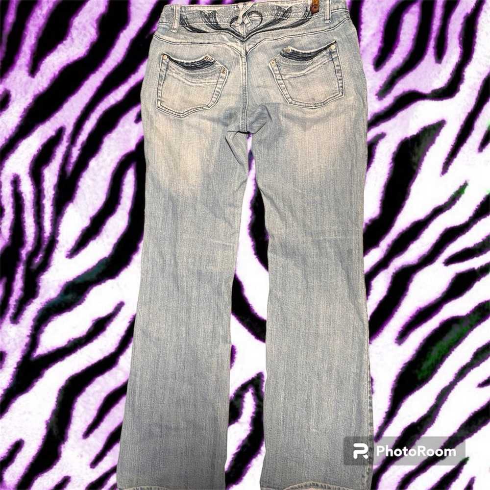 lowrise bootcut jeans with trampstamp - image 1