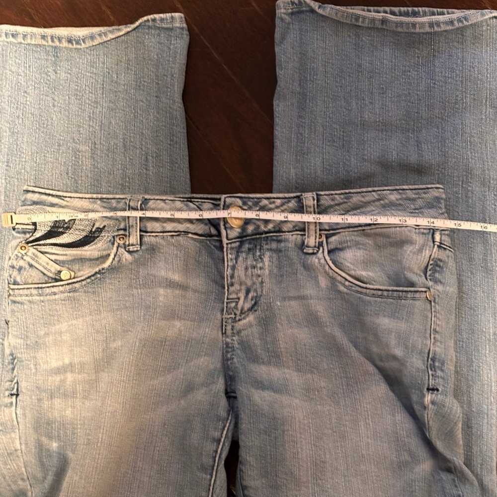 lowrise bootcut jeans with trampstamp - image 6