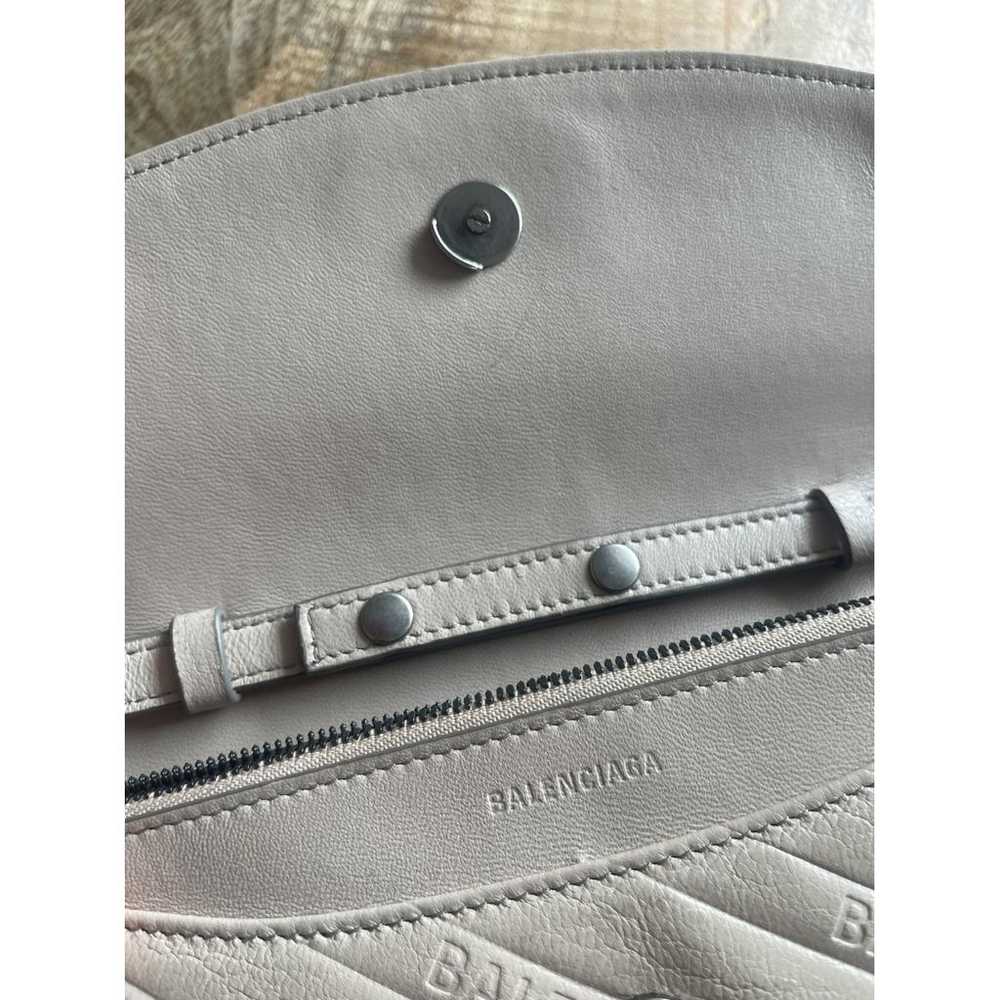Balenciaga Bb chain leather clutch bag - image 6